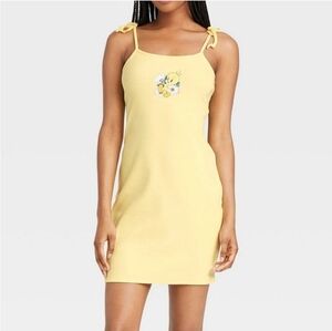 Looney Tunes | Yellow Tie Strap Tweety Dress